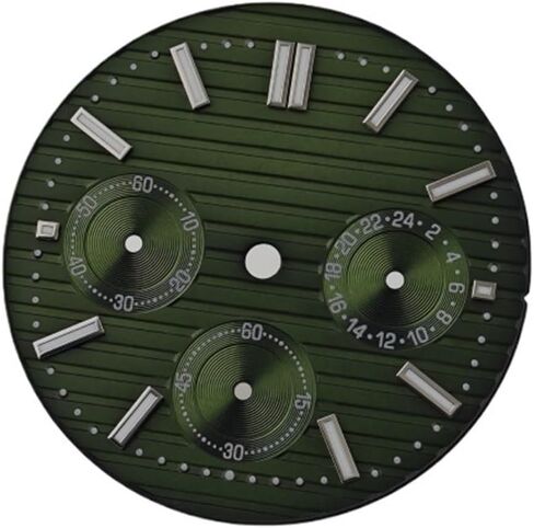 WCC00816 VK63 Watch Case Set 30mm Dial Green Luminous Faces Multi Functional Timing Accessories for Movement in Kuwait