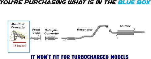 Northeastern Exhaust | Stainless Steel EPA-Approved Exhaust Manifold Converter Compatible for Kia Rio 2012-2019 1.6L - Includes Gasket | Non-Turbocharged in Saudi Arabia