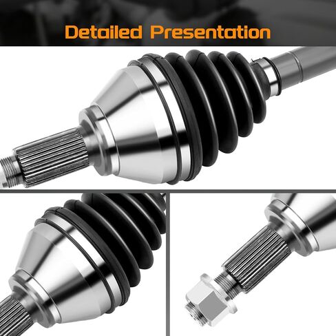 AWD Front CV Axle Shaft Assembly Fit for Nissan Murano 2009 2010 2011 2012 2013 2014 V6 3.5L - Driver and Passenger Side - 66-6301 & 66-6303 in Saudi Arabia