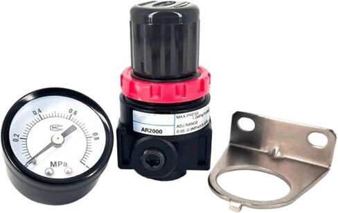 1 قطعة AR2000 1/4 "الموضوع BSPT هوائي ضاغط الهواء منظم الضغط صمام تخفيض 4 مللي متر 6 مللي متر 8 مللي متر 10 مللي متر 12 مللي متر موصل تركيبات in Saudi Arabia