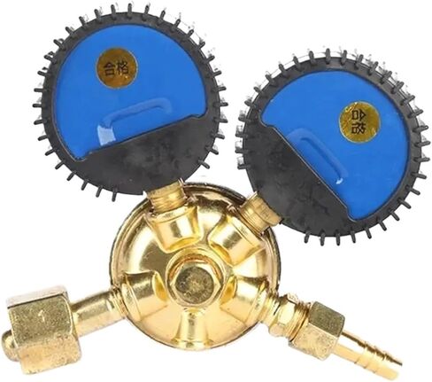 1pcs B0KC 0-25Mpa Argon Regulator CO2 Mig Tig Meter Gas Regulators Flowmeter Welding Weld Double Gauge Pressure Reducer Meter in Saudi Arabia