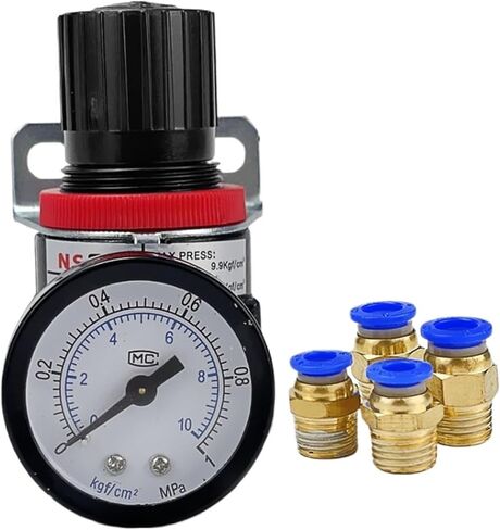 1 قطعة AR2000 G1/4 'هوائي منظم ضغط الهواء الصغير صمام وحدة معالجة مرشح الهواء مع التركيب (AR2000 12 مللي متر) in Saudi Arabia