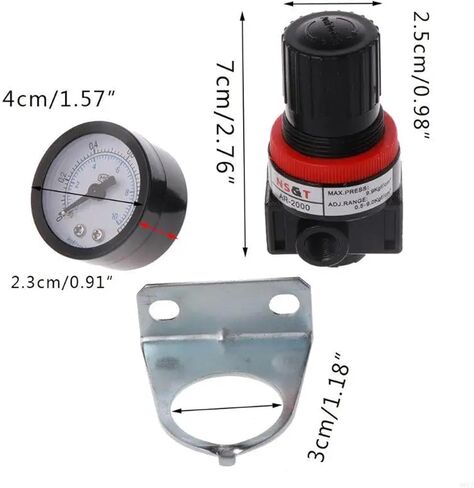 1pc AR2000 Air Control Pressure Gauge Compressor Relief Regulator Regulating for Val D0LD in Saudi Arabia