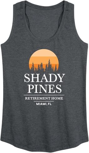 Instant Message - Shady Pines Retirement Home - Women's Racerback Tank Top in Saudi Arabia