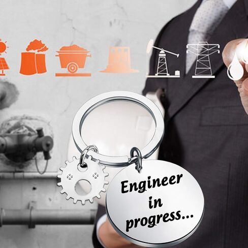 Engineer Gift Engineering Degree Jewelry Engineer Student Graduation Gift Engineer in Progress Keychain in Saudi Arabia