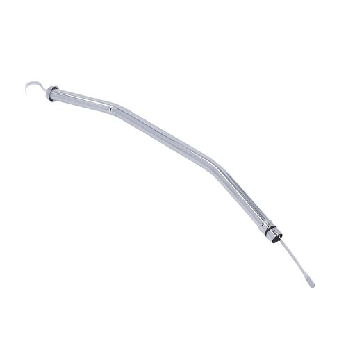 Stainless Steel Transmission Dipstick Tube, for C4 Transmissions, Adds a Nice Touch to Your Engine Compartment, Measures Oil Volume accurately, 22in Silver Chrome in Saudi Arabia