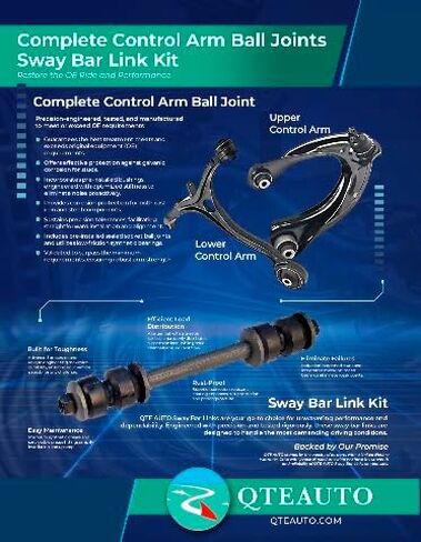 PM Auto Pair of 2 Rear Sway Bar Link Replacement For 2000-2005 Pontiac Bonneville in Saudi Arabia