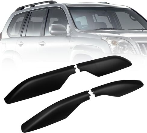 Luggage Carrier,Black Roof Rack Covers Compatible for Toyota for Land Cruiser Prado Fj120 2003-2009 ABS Plastic in Saudi Arabia