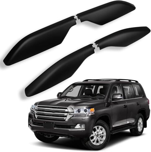 Luggage Carrier,Black Roof Rack Covers Compatible for Toyota for Land Cruiser Prado Fj120 2003-2009 ABS Plastic in Saudi Arabia