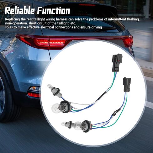 92480-D9020 Tail Light Lamp Wiring Harness (Non-LED), Compatible with 2017 2018 2019 Kia Sportage EX LX SXL SX 2017 2018 2019, Pack of 2 in Kuwait