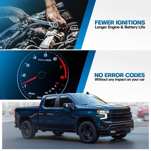 مزيل إيقاف التشغيل التلقائي لـ 2022-2026 Chevy Silverado 1500 Refreshed & GMC Sierra 1500 Refreshed Auto Stop Disable سهل التركيب لجهاز إيقاف تشغيل المحرك بدون أخطاء in Saudi Arabia