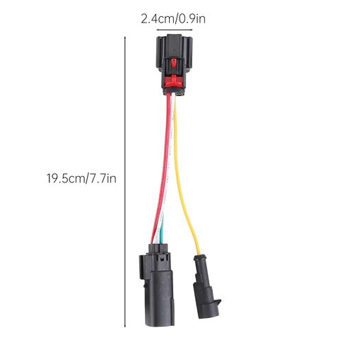 Headlight DRL Adapter Harness Kit Compatible with Jeep Wrangler JL 2018 2019 2020 2021 2022 Adapter W/DRL 4th Wire Harness [Plug N Play] in Saudi Arabia