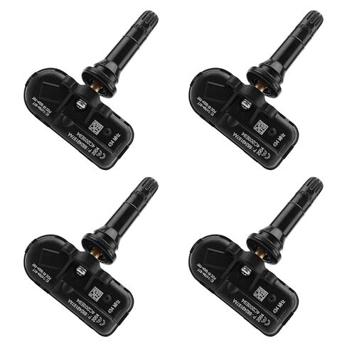 مجموعة من 4 أجهزة استشعار ضغط الإطارات TPMS 433 ميجا هرتز متوافقة مع كرايسلر 300 تاون آند كانتري تشالنجر Ram1500 2500 جيب جراند شيروكي رانجلر يستبدل # 56029398AB 56029398AA (4 قطع) in Saudi Arabia