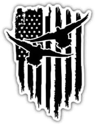 Waterfowl Decals Ultimate 5pc Duck Stickers - Duck Hunters Bundle - Laptop Tumbler Truck Car Window - Gear Box Cases - Hunting Decals in Kuwait