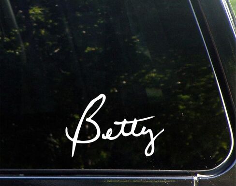 ملصق ممتص للصدمات من بيتي (6 بوصة × 3-3/4 بوصة) للنوافذ والسيارات والشاحنات وأجهزة الكمبيوتر المحمولة، إلخ. in Kuwait