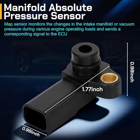 CX2432 Map Sensor BC3Z-9F479-B, Fit for Ford 2011-2019 Super Duty 6.7L Manifold Absolute Pressure MAP Sensor. CX2432, BC3Z9F479B Compatible with Ford F250 F350 F450 F550 F650 F750 6.7L in Kuwait