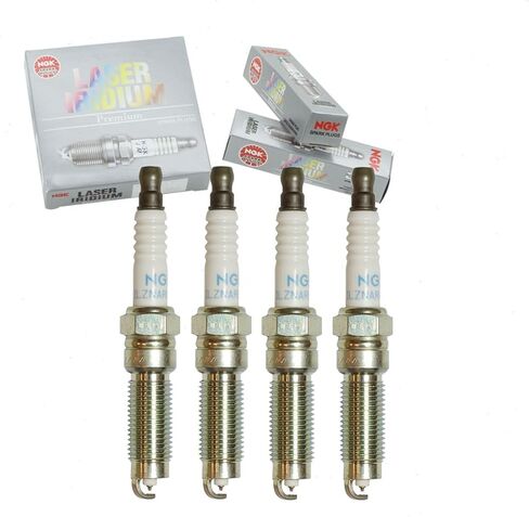 4 pc NGK Laser Iridium Spark Plugs compatible with Ford Escape 1.5L L4 2017-2019 in Kuwait