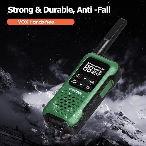 G9 IP67 Waterproof Two Way Radios, 2 Way radios Outdoor Adventure NOAA Weather Alert & SOS Emergency Lamp Adult Walkie Talkies Long Range Rechargeable (G9-6 Pack) in Saudi Arabia