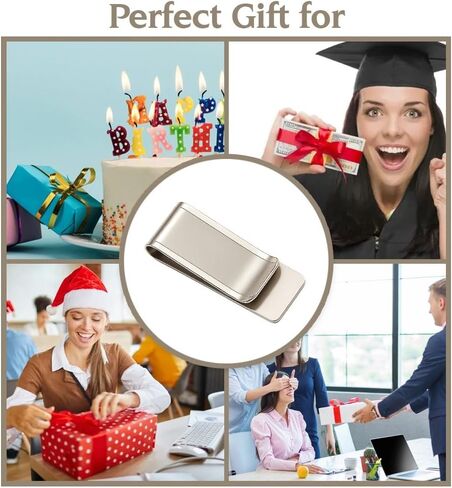 Compact Titanium Wallet & Money Clip – Premium Credit Card Holder and Cash Holder for EDC, Great Gift Idea! Great Christmas Gift, Graduation Gift. Slim Wallet with Money Clip for Cards and Cash in Saudi Arabia