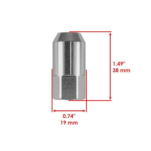 Caltric 16X Wheel Lug Nut 3/8 Compatible with Polaris RZR S 800 RZRS - 800 EFI 2009 in Kuwait