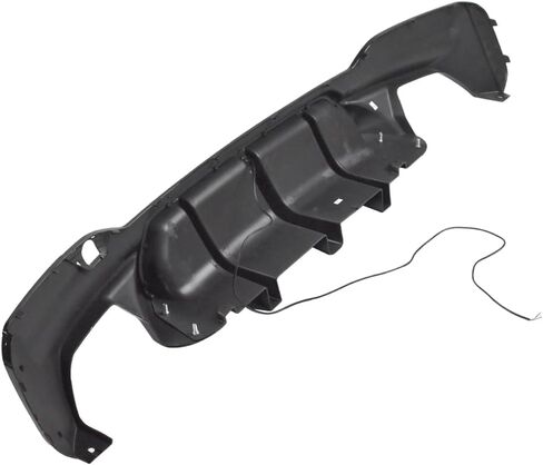 ناشر خلفي أسود لامع مع أضواء فرامل LED ستروب مناسب لسيارات BMW 2017-2023 G30 G31 G38 M-Sport | تصميم طراز M5 وملحقات الزوايا | ترقية Direct Fit للتصميم الخلفي العدواني in Kuwait