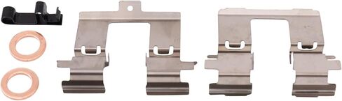 TRQ Performance Rear Driver and Passenger Side Brake Caliper Set Caliper Brackets Hardware Compatible with 11-17 Honda Odyssey in Saudi Arabia