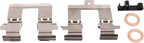 TRQ Performance Rear Driver and Passenger Side Brake Caliper Set Caliper Brackets Hardware Compatible with 11-17 Honda Odyssey in Saudi Arabia