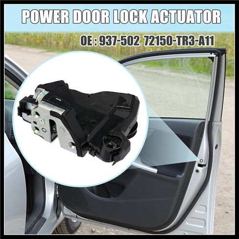 Power Door Lock Latch Actuator Front Left Hand for Honda Civic 12-15 for ACURA MDX RDX 13-19 Replace OEM 937-502 Durable Material in Saudi Arabia