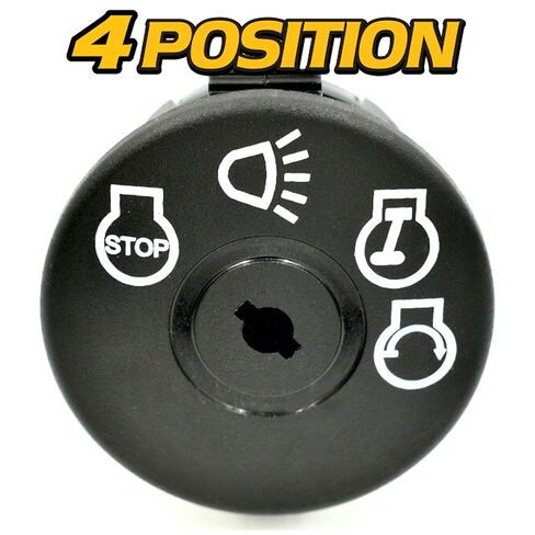 HD Switch Ignition Switch Replaces Dixon ZTR 4515, 4516, 4518, 8025, 8026, Kodiak, 50, 52, 5223, 5225, 6125, for Model Years 2001 and up, Does not fit Models Prior to 2001 - OEM Upgrade W/2 Keys in Saudi Arabia