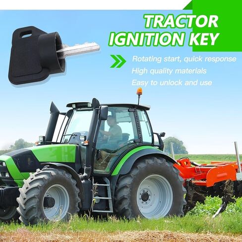 Premium Soft-Grip Keys for John Deere Gator Utility Military HPX TH 6x4 CS CX TE TH TS TX Turf Series 4x2 4x4 XUV550 XUV560 XUV590 - Rotates Smoothly, Replacement Umbrella Ignition Key Set in Kuwait