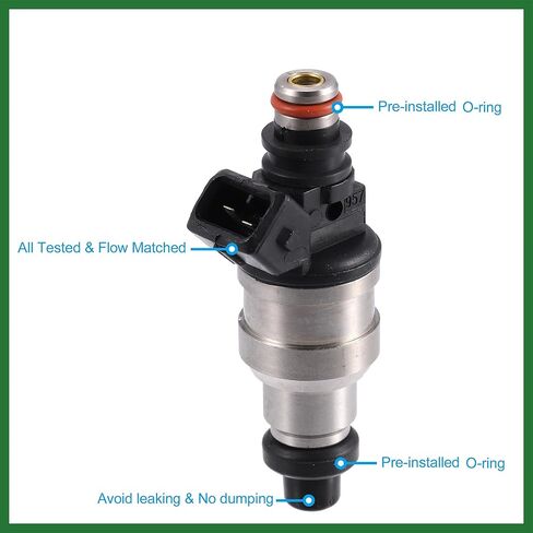 Motoforti 550cc Fuel Injector for Acura CL 2.3L F23A1 VTEC SOHC 1999-1999 for Honda Civic 1.6L SI B16A2 1996-2000 Long-lasting in Saudi Arabia