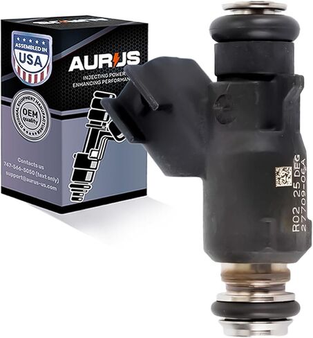 x2pcs Aurus Fuel Injectors 27709-06A R0225DEG Compatible with 06-16 Harley-Davidson Motorcycle Electra Glide King Police Fat Boy Heritage Softail Dyna Rocker Cross Bones Blackline Breakout 25Degree in Kuwait