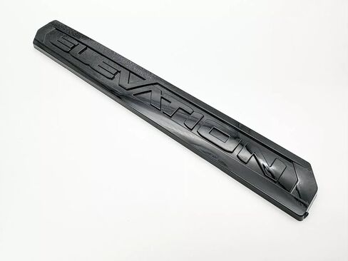 4PCS Elevation Sierra 4x4 Overlay Emblem 3D Door Rear Badge Letter Nameplate Replacement for 2019+ Sierra 1500 (Overlay Emblem Gloss Black) in Saudi Arabia