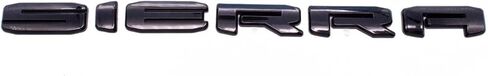 4PCS Elevation Sierra 4x4 Overlay Emblem 3D Door Rear Badge Letter Nameplate Replacement for 2019+ Sierra 1500 (Overlay Emblem Gloss Black) in Saudi Arabia