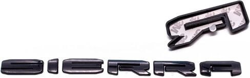 4PCS Elevation Sierra 4x4 Overlay Emblem 3D Door Rear Badge Letter Nameplate Replacement for 2019+ Sierra 1500 (Overlay Emblem Gloss Black) in Saudi Arabia