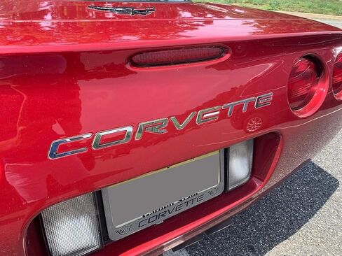 Rear Bumper ABS Plastic Letters Inserts fits 1997-2004 Compatible with Corvette C5 ABS Plastic NOT Thin Decals Chrome in Kuwait