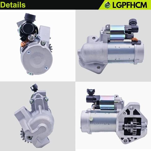 428000-5380 1.8KW 12V 19T Starter Motor Compatible with Honda Odyssey V6 3.5L 2011-2013 for Crosstour 2012 for Ridgeline 2009-2014 Pilot 2009-2014 Acura TL 2010-2011#31200R70a51 31200R70A51rm in Kuwait
