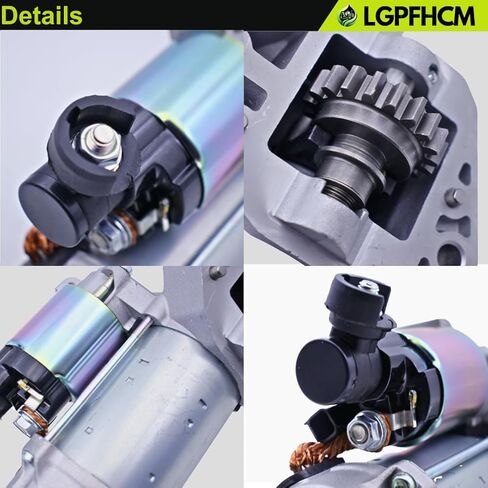 428000-5380 1.8KW 12V 19T Starter Motor Compatible with Honda Odyssey V6 3.5L 2011-2013 for Crosstour 2012 for Ridgeline 2009-2014 Pilot 2009-2014 Acura TL 2010-2011#31200R70a51 31200R70A51rm in Kuwait