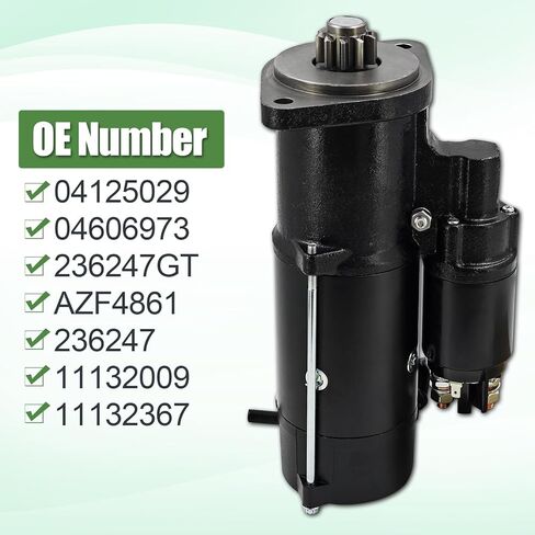 04125029 12V 4.0KW 10T محرك بداية جديد متوافق مع نماذج محرك Deutz TCD 3.6 L4 Tier 4B III 67-120HP 04606973 236247GT AZF4861 236247 11132009 11132367 in Kuwait