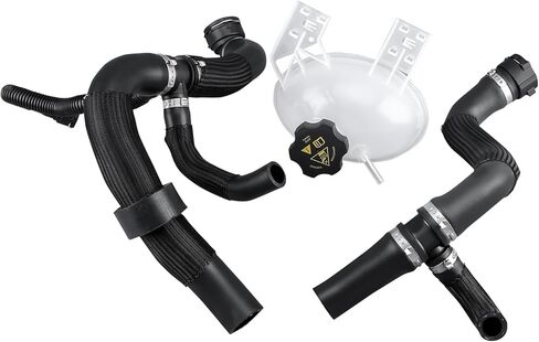 COOL STAR Coolant Reservoir Radiator and Upper and Lower Radiator Coolant Hose Kit Compatible with Jeep Renegade 2015-2021 2.4L 68246567AA 68440687AA 68327756AA 68246569AA 68248083AA 68303699AA in Saudi Arabia