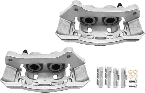 Brake Caliper Front Left and Right Calipers assembly with Bracket 19-6279 & 19-6278 compatible with 2010/2011/2012/2013/2014/2015 T0y0ta 4Runner;2010/2011/2012/2013/2014/2015 Front GX460 in Saudi Arabia