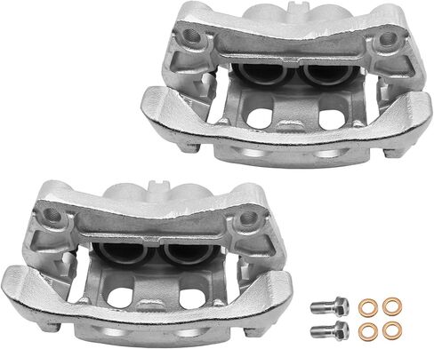 Brake Caliper Front Left and Right Calipers assembly with Bracket 19-6279 & 19-6278 compatible with 2010/2011/2012/2013/2014/2015 T0y0ta 4Runner;2010/2011/2012/2013/2014/2015 Front GX460 in Saudi Arabia
