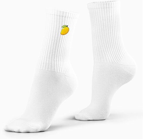 Mango Embroidery Socks, Cute Mango Lover Gifts for Birthday, Summer, Christmas, etc., Gifts for Gardeners and Tropical Fruit Fans, etc.(096) in Kuwait