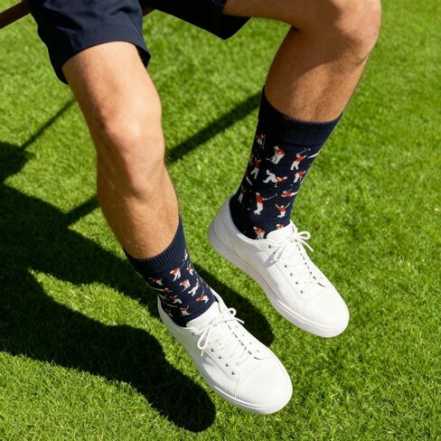 Homsolver Golf Socks for Men, Birthday Fathers Day Christmas Gifts for Men, Funny Angry Golfer Socks for Him,1 Pair per Pack - Size 8-12 in Kuwait