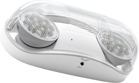 Outdoor Rated High Output White LED Emergency Light (Bug Eyes) with Battery Backup, Wet Location Listed, 90-Minute Minimum Capacity, 120V-277V | 1 PACK in Kuwait