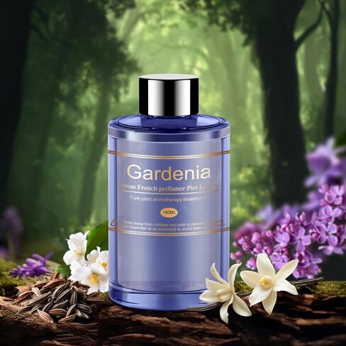 إعادة تعبئة معطر هواء السيارة للرجال والنساء، 6.09 أونصة سائلة / 180 مل - 9 أشهر برائحة زيت اللافندر العطري، زيت عطري مصنوع من مستخلصات نباتية طبيعية، متوافق مع أجهزة توزيع روائح السيارة للمنزل/المكتب in Kuwait