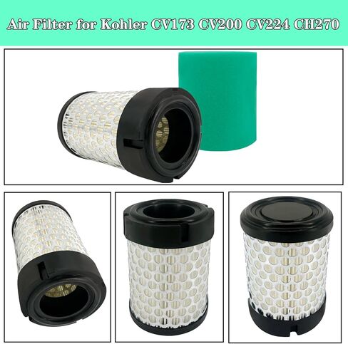 14 083 26-S Air Fil-ter for Kohler CV173 CV200 CV224 CH270 Models Replace 14-083-26-S 14 083 26 1408326-S 1408326S (2 Pack) in Kuwait