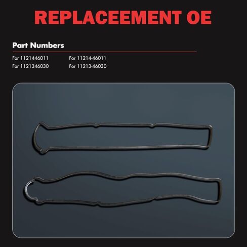 Engine Valve Cover Gasket Set Compatible with 1998-2005 for Lexus GS300 3.0L;2001-2005 for Lexus IS300 3.0L, OE# 1121446011, 1121346030 in Saudi Arabia