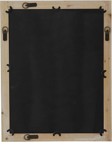 Farmhouse Window Mirrors for Wall Decor 18 X 23 Inch, Distressed White Wood Frame Window Pane Mirror, Rustic Rectangle Mirror for Living Room Bedroom Entryway, Horizontal or Vertical in Saudi Arabia