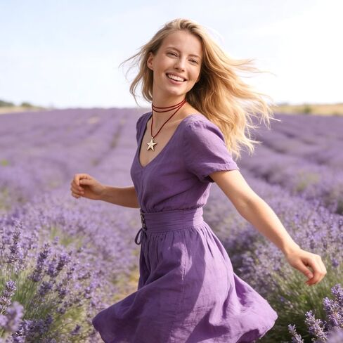 2 PCS Gothic-Bowknot Velvets Red Chokers Necklace Set for Women- Sexys Long Wrap Chokers Necklace with Gold Tube Pendant, Long Wrap Rope Collar Tie Neck Chain Party Neck Accessories in Kuwait